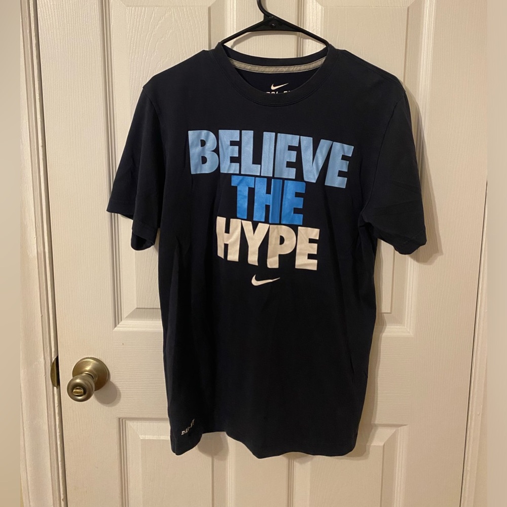 Nike Dri-Fit “Believe the Hype” Tee- Men’s Small